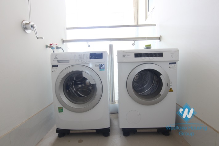 Three-bedroom apartment with full new furniture for rent in Ciputra, Tay Ho, Hanoi